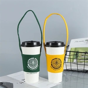 ECO Friendly Hand Carry Coffee Cup Bag
