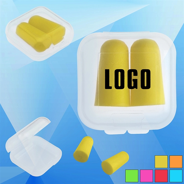 Ear Plugs in Square Case - Image 1