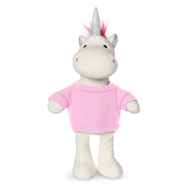 8.5" Plush Unicorn with T-Shirt - Image 9