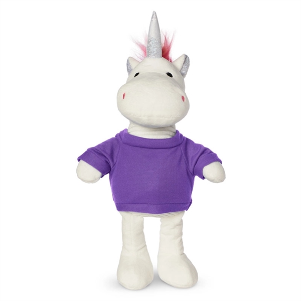 8.5" Plush Unicorn with T-Shirt - Image 10