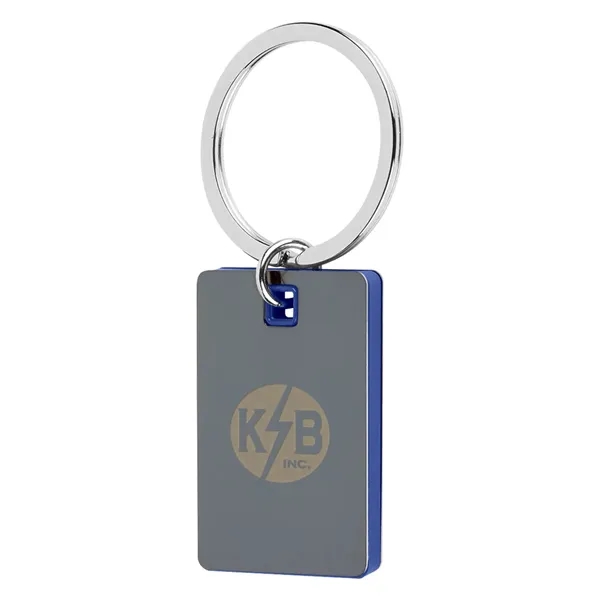 Color Block Mirrored Key Tag - Image 2