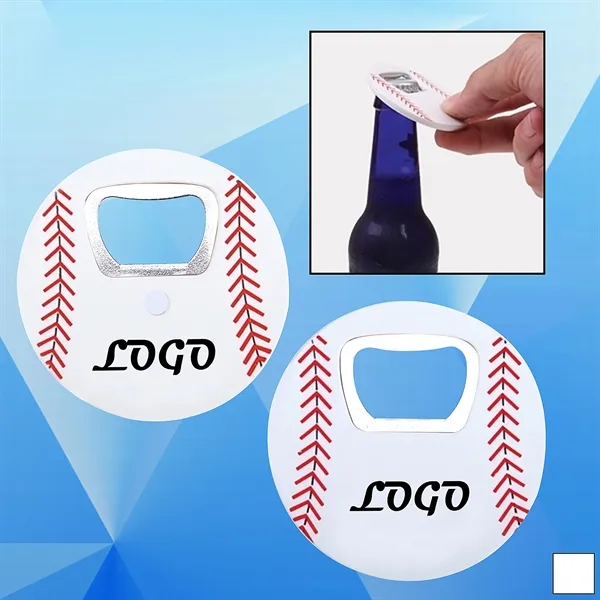 Baseball Shaped Bottle Opener - Image 1