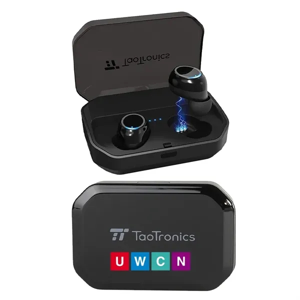 TaoTronics Bluetooth 5.0 Wireless Stereo Earbuds/Powerbank - Image 1