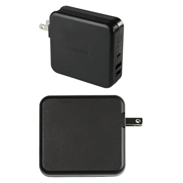 RAVPower 6700 mAh Power Bank with Dual USB Wall Charger - Image 2