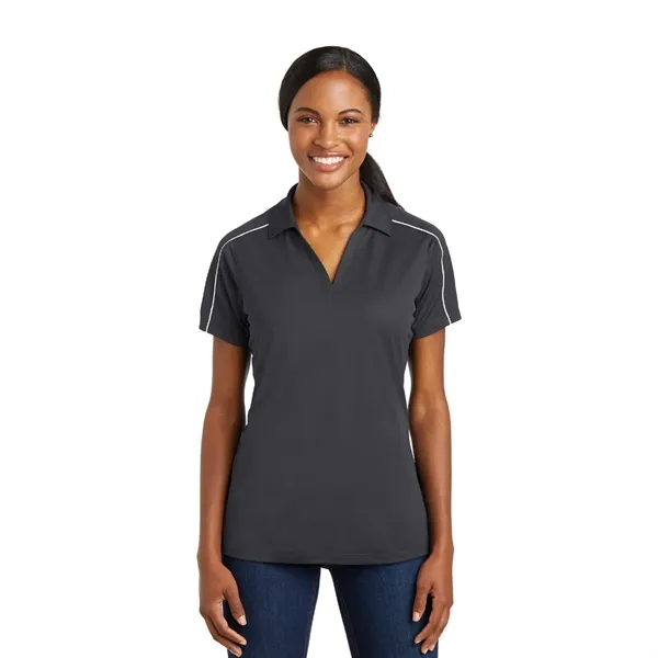 Sport-Tek® Ladies Micropique Sport-Wick® Piped Polo - Image 3