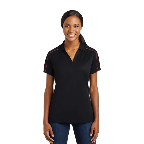 Sport-Tek® Ladies Micropique Sport-Wick® Piped Polo - Image 4