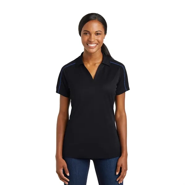 Sport-Tek® Ladies Micropique Sport-Wick® Piped Polo - Image 5
