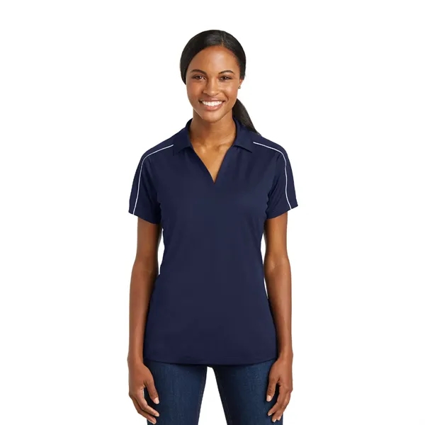 Sport-Tek® Ladies Micropique Sport-Wick® Piped Polo - Image 6