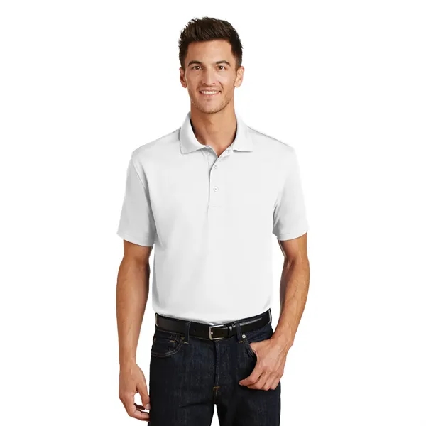 Port Authority® Poly-Charcoal Blend Pique Polo - Image 2