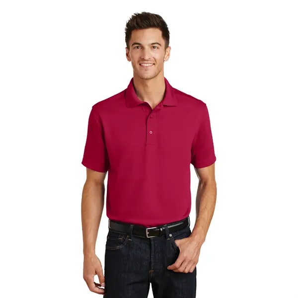 Port Authority® Poly-Charcoal Blend Pique Polo - Image 3