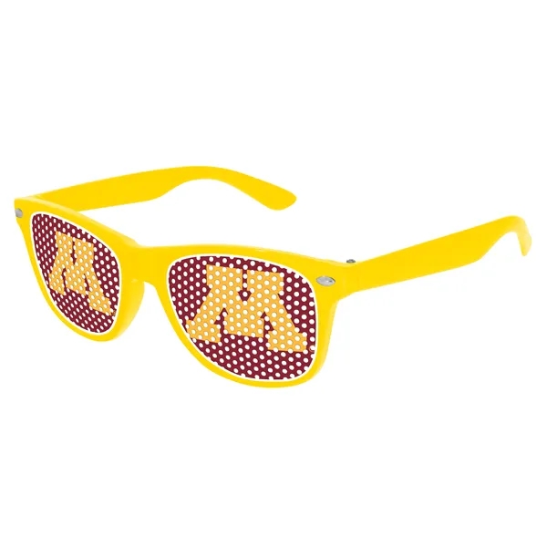 Kids Retro Pinhole (micro PERF) Sunglasses (3-6 yrs) - Image 4