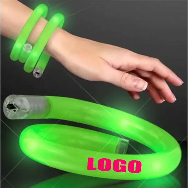 TPU LED Tube Wrapped Bracelets - Image 1