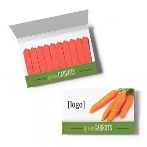 Cultivate Seed Paper Matchbook - Carrot