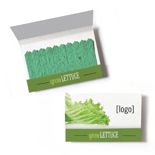 Cultivate Seed Paper Matchbook - Lettuce