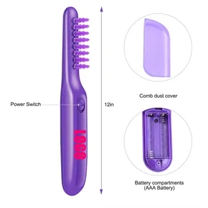 Electric Detangling Brush with Brush Cover
