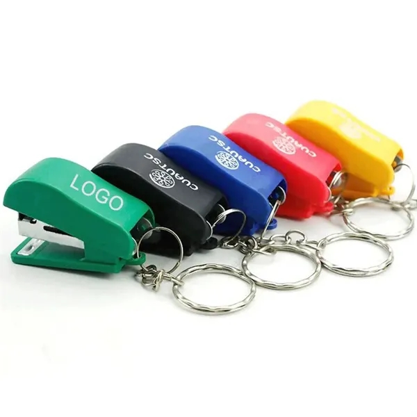 Mini Key Chain Plastic Staplers