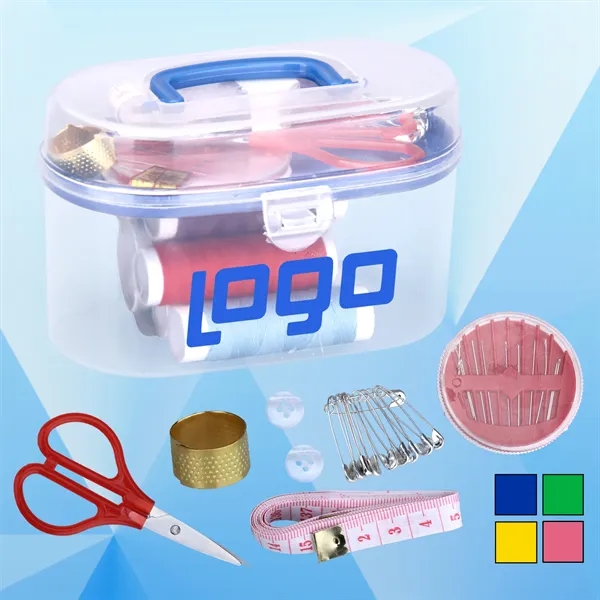 Sewing Kit w/ Measuring Tape and Pins - Image 1