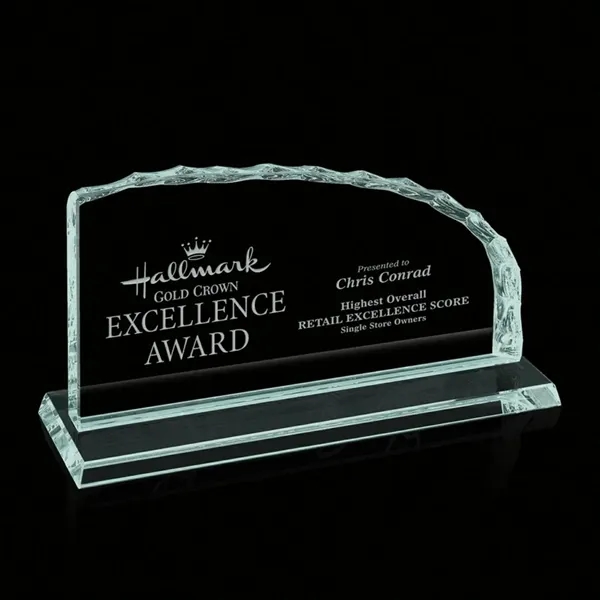 Horizontal Iceberg Award - Jade - Image 4