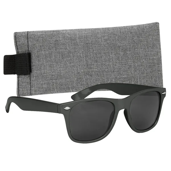 Malibu Sunglasses With Heathered Pouch - Image 4