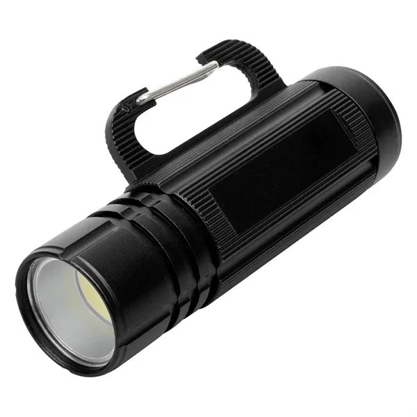 COB Flashlight With Carabiner - Image 3