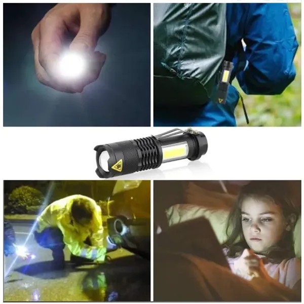 Handheld Zoomable Or Adjustable Focus Flash Light - Image 5