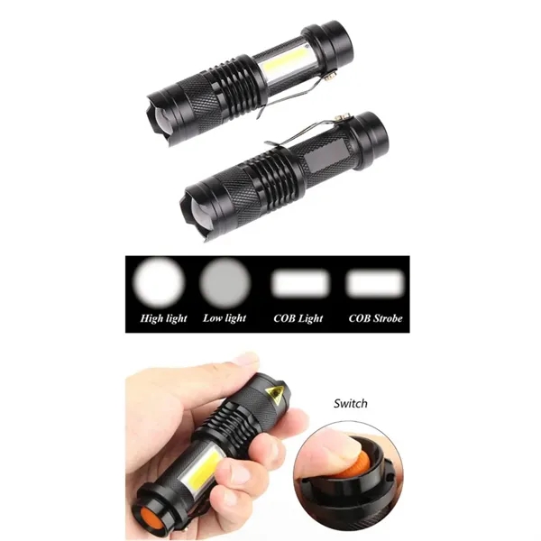 Handheld Zoomable Or Adjustable Focus Flash Light - Image 8