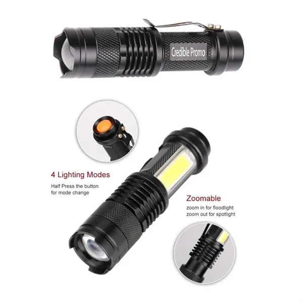 Handheld Zoomable Or Adjustable Focus Flash Light - Image 14