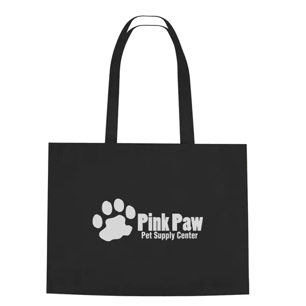 Non-Woven Shopper Tote Bag With Hook And Loop Closure - Image 15