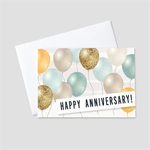 Anniversary Balloons Anniversary Greeting Card