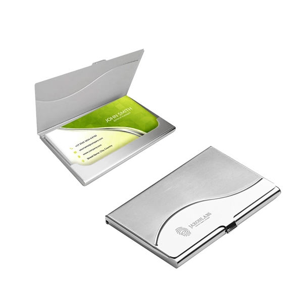 Wavy Mirror Business Card Holder - Image 1