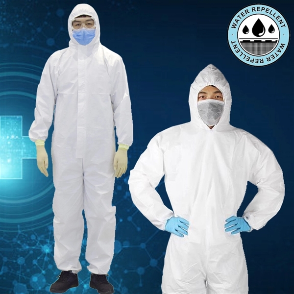 Economy Isolation Suit Protective Non-Woven Safety Gown - Image 1