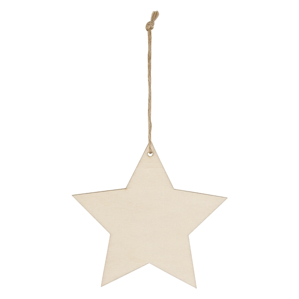 Wood Ornament - Star - Image 3