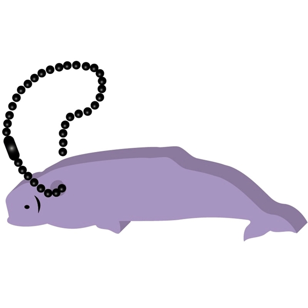 Beluga Whale Floating Key Tag - Image 7
