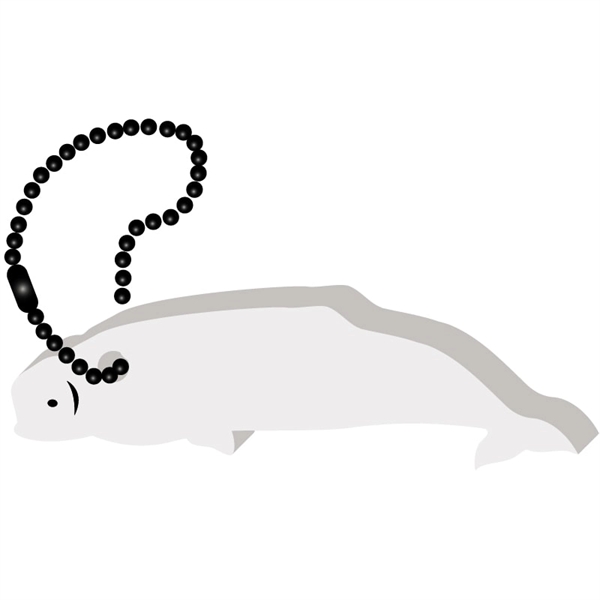 Beluga Whale Floating Key Tag - Image 9
