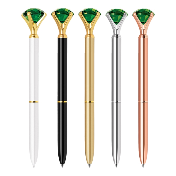 Emerald Crystal Ballpoint Pen - Image 2