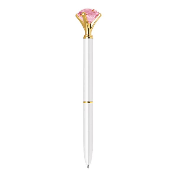 Rose Gemstone Ballpoint Pen - Image 3