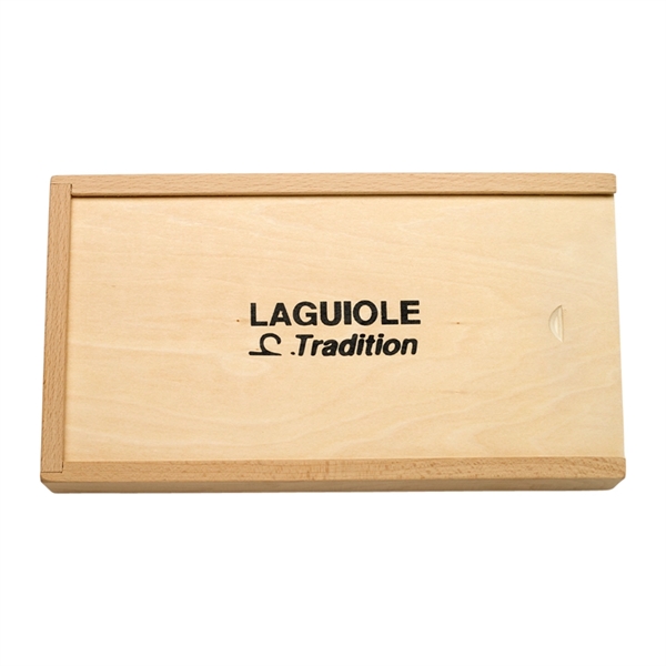 Laguiole Cheese Knife Set in Pinewood Gift Box - Image 6