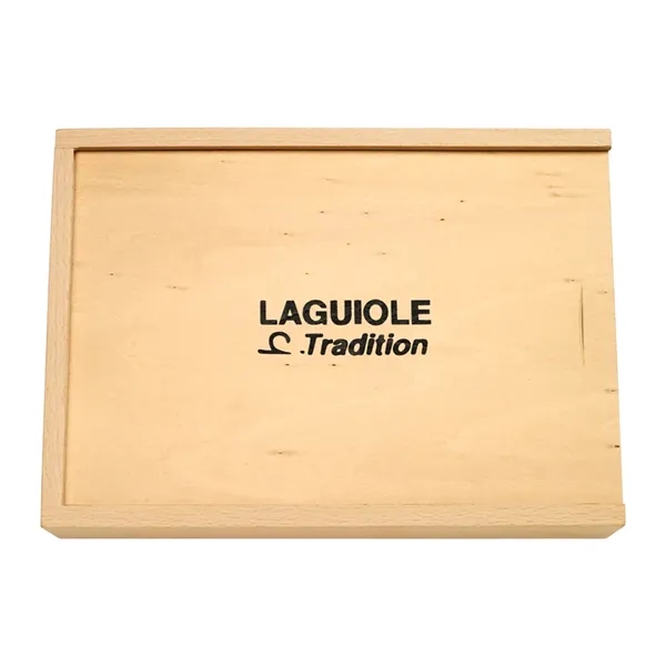 Laguiole Spoon Set in Pinewood Gift Box (Made in France) - Image 7