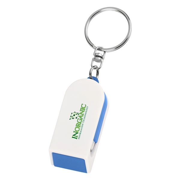 Phone Stand And Screen Cleaner Combo Key Chain - Image 8