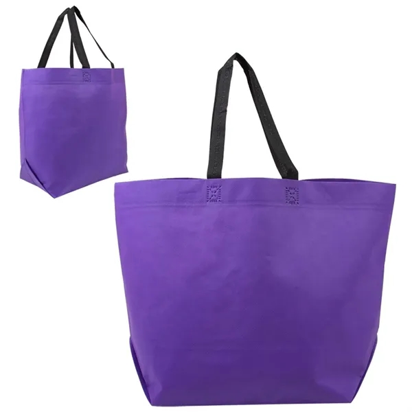 Two-Tone Heat Sealed Non-Woven Tote - Image 7
