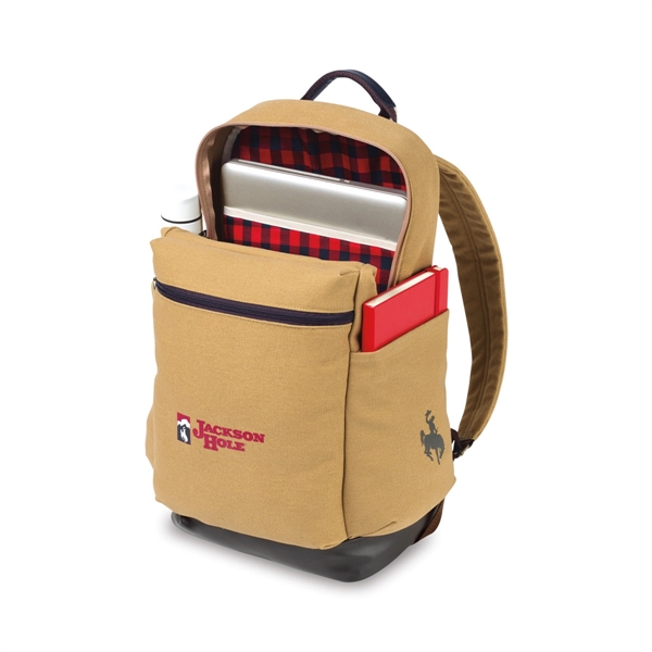 Heritage Supply Ridge Cotton Classic Computer Backpack - Image 3
