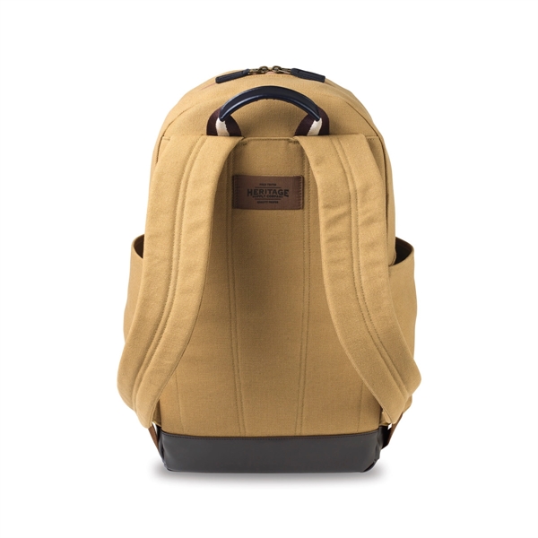 Heritage Supply Ridge Cotton Classic Computer Backpack - Image 4