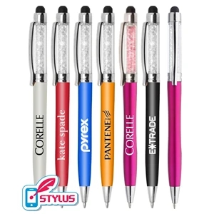 Crystal Impressions" Stylus Twister Pen