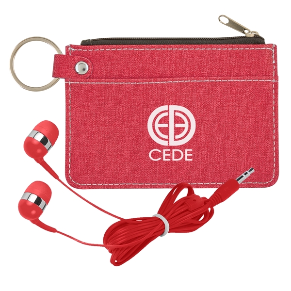 Heathered Wallet & Earbuds Kit - Image 8