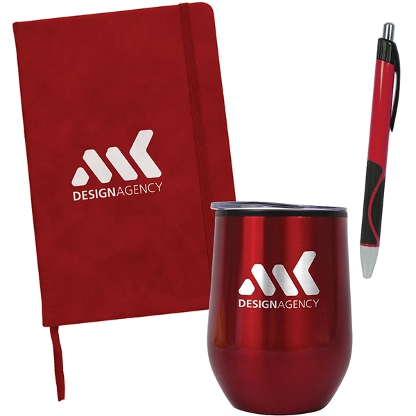 Cinch Kit: Vacuum Sealed Mug, Notebook And Pen - Image 1