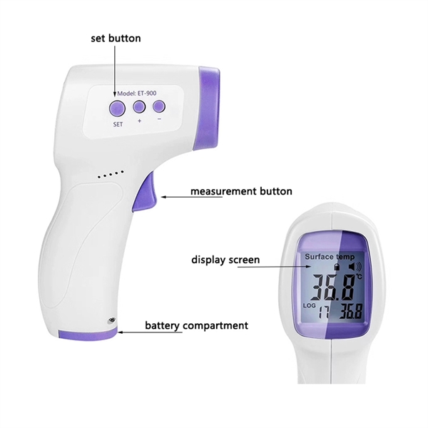 Non Contact Forehead Baby Infrared Electronic Thermometer - Image 2