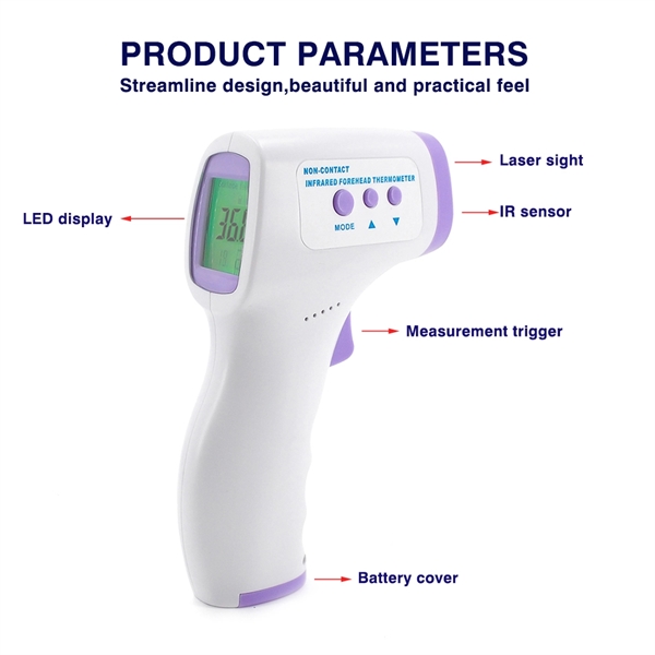 Non Contact Forehead Baby Infrared Electronic Thermometer - Image 8