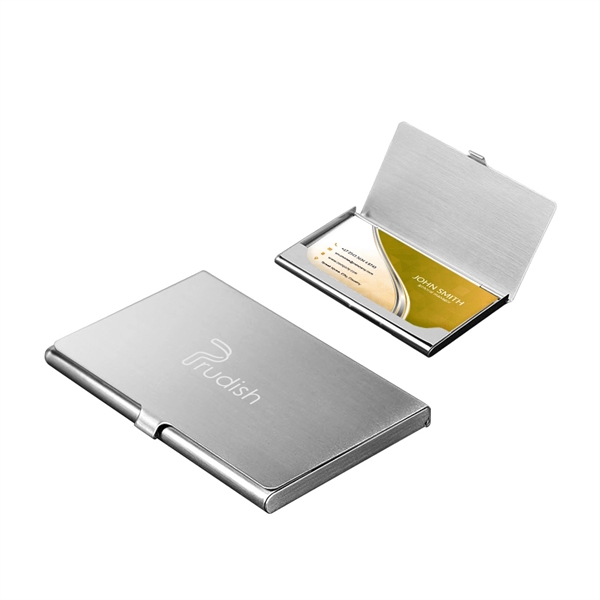 Stainless Steel Business Card Holder - Image 1