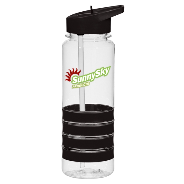 24 Oz. Tritan Banded Gripper Bottle With Straw - Image 6