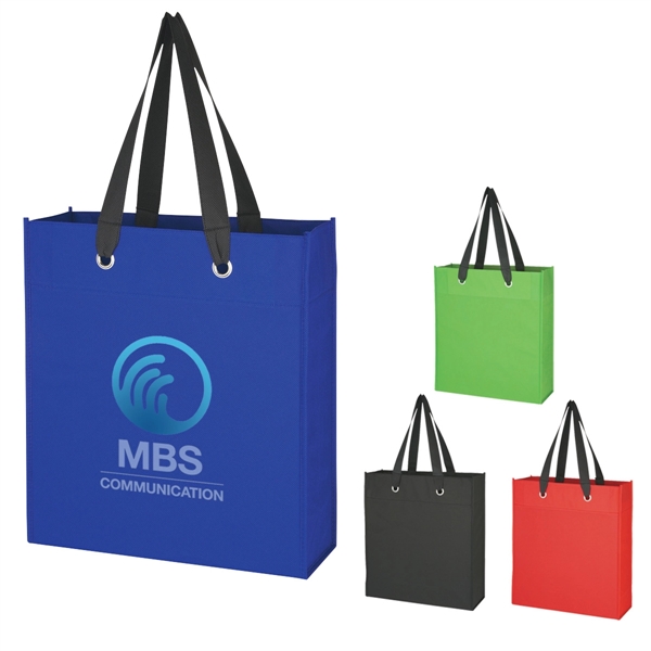 Non-Woven Grommet Tote Bag - Image 1